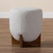 Baxton Studio Fisk Japandi Light Grey Boucle Fabric and Walnut Brown Finished Wood Ottoman Footstool 233-13325-ZORO - alternate 6